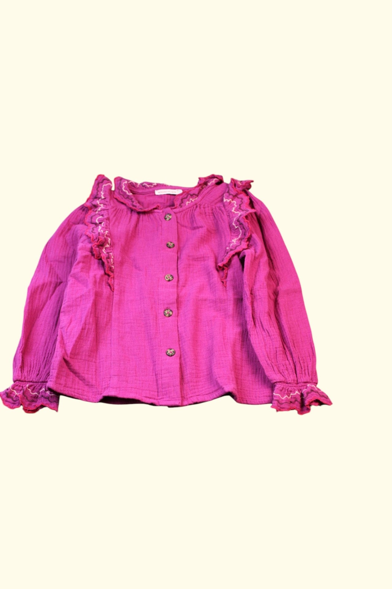 Monoprix Kids Bluse 116 Fuchsia