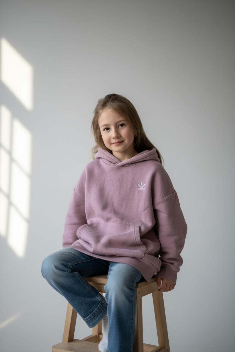adidas Hoodie 122 Lila/Pink, Aubergine