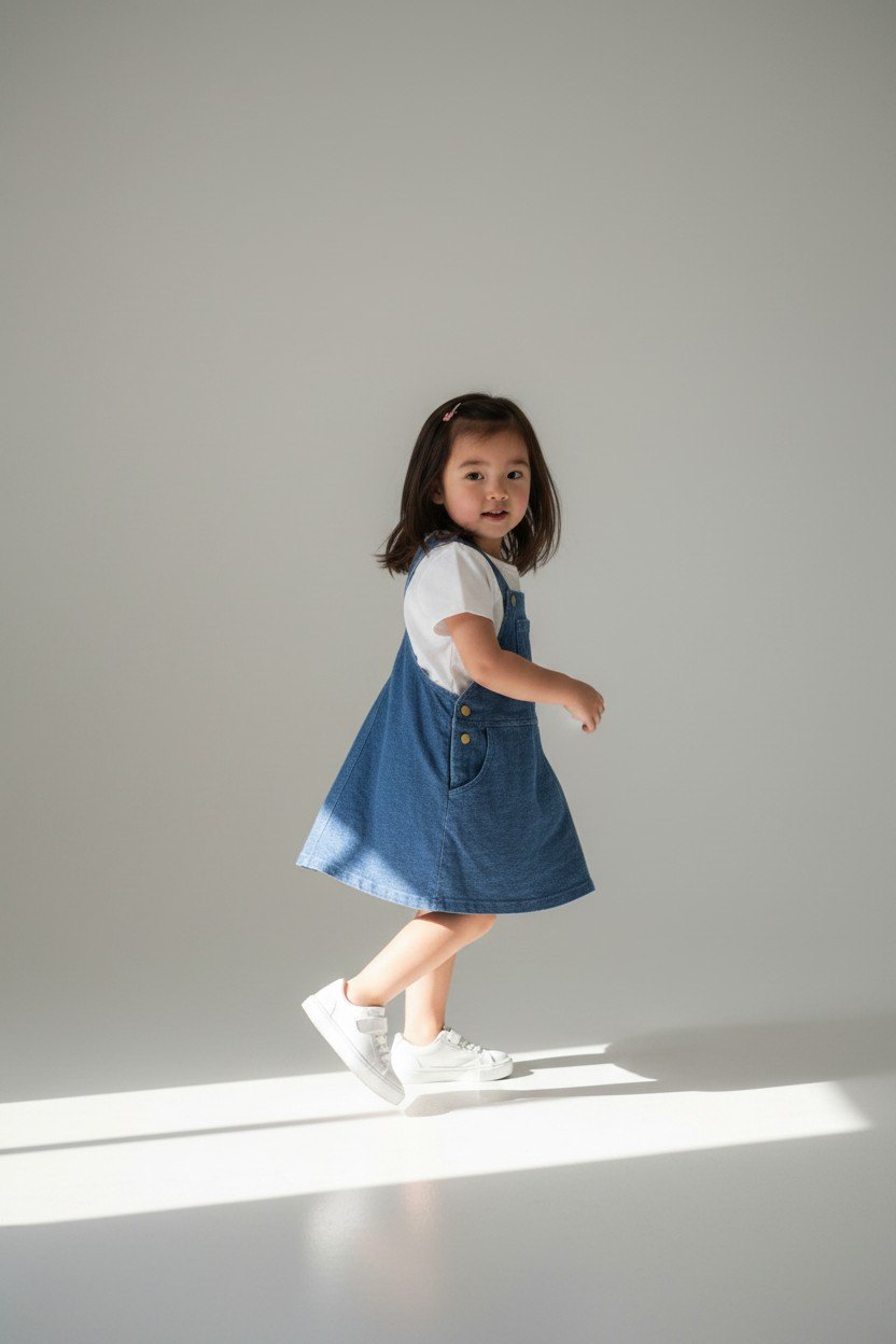 Petit Bateau Kleid 98 Blau