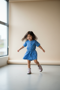 Hello Simone Monoprix Overall 116 Blau mit bunten Punkten