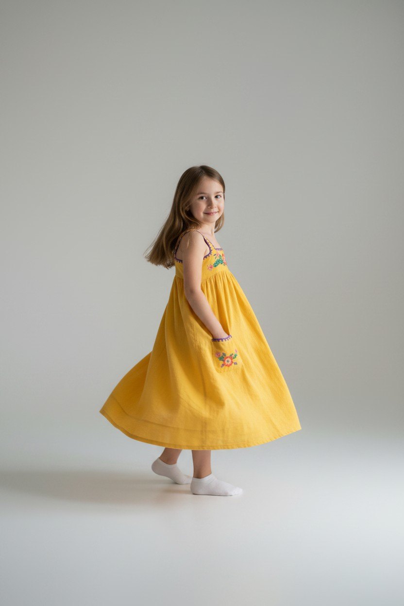 Louis Louise Kleid 134 Gelb NEU