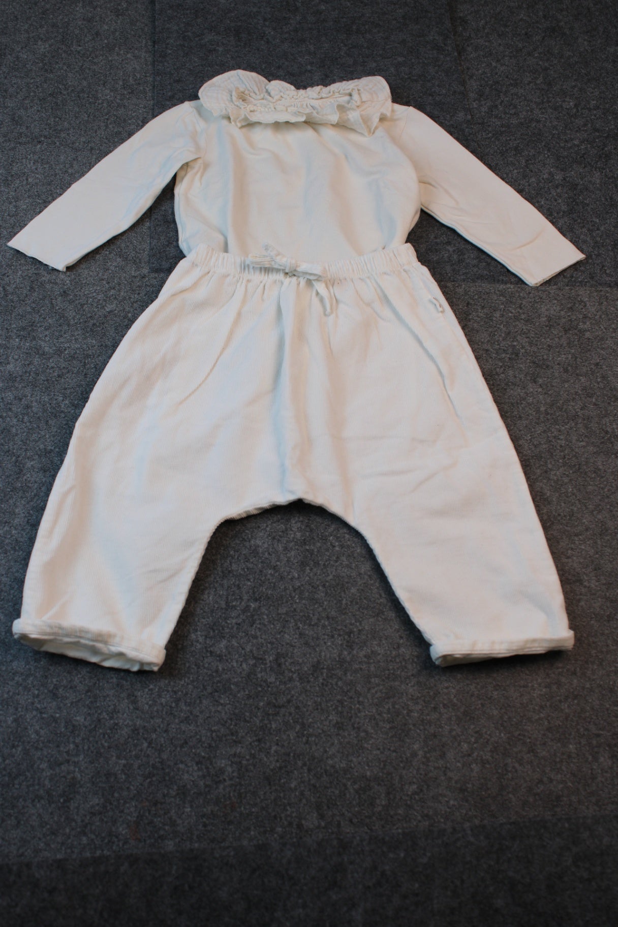 Teddy & Minou 2er Kidkiddo Set 74 Creme/Beige