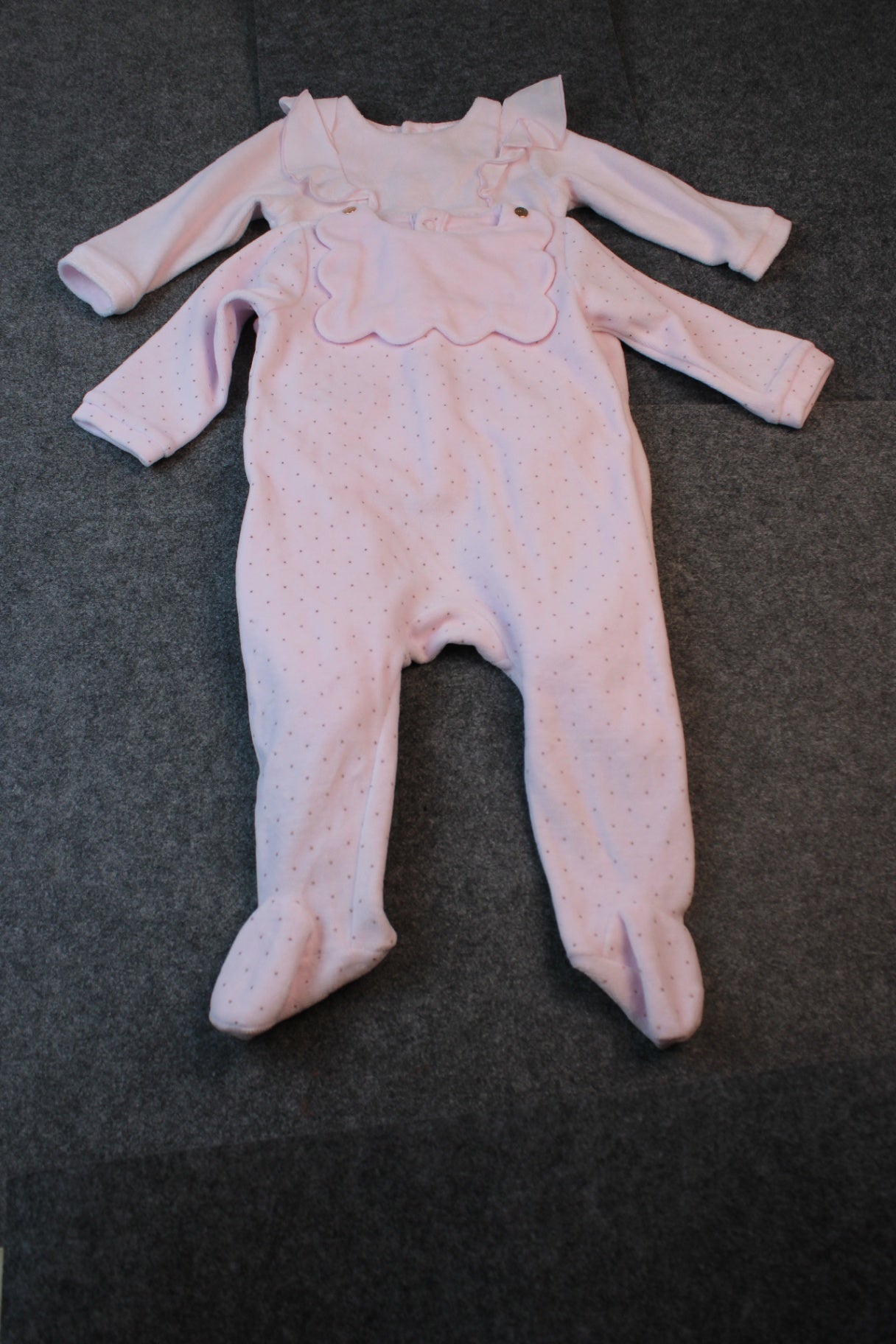 Jacadi 2er Kidkiddo Set 62 Rosa mit kleinen Punkten
