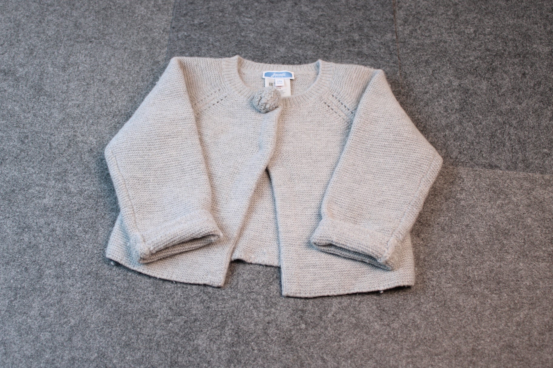 Jacadi Strickjacke 86 Grau