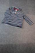 Petit Bateau Pullover 68 Marineblau, Weiß
