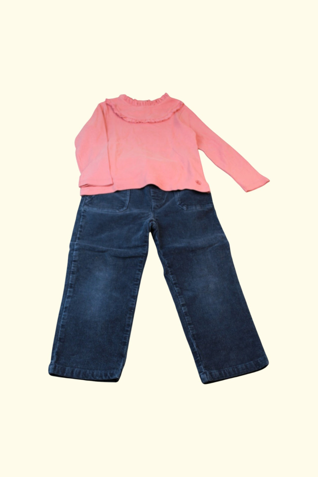 Petit Bateau 2er Kidkiddo Set 98 Blau, Altrosa