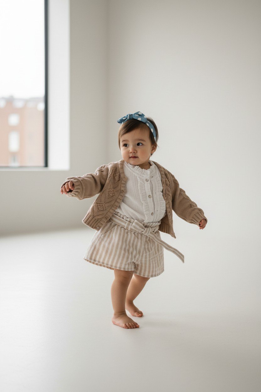 Leevje 3er Kidkiddo Set 98 Beige