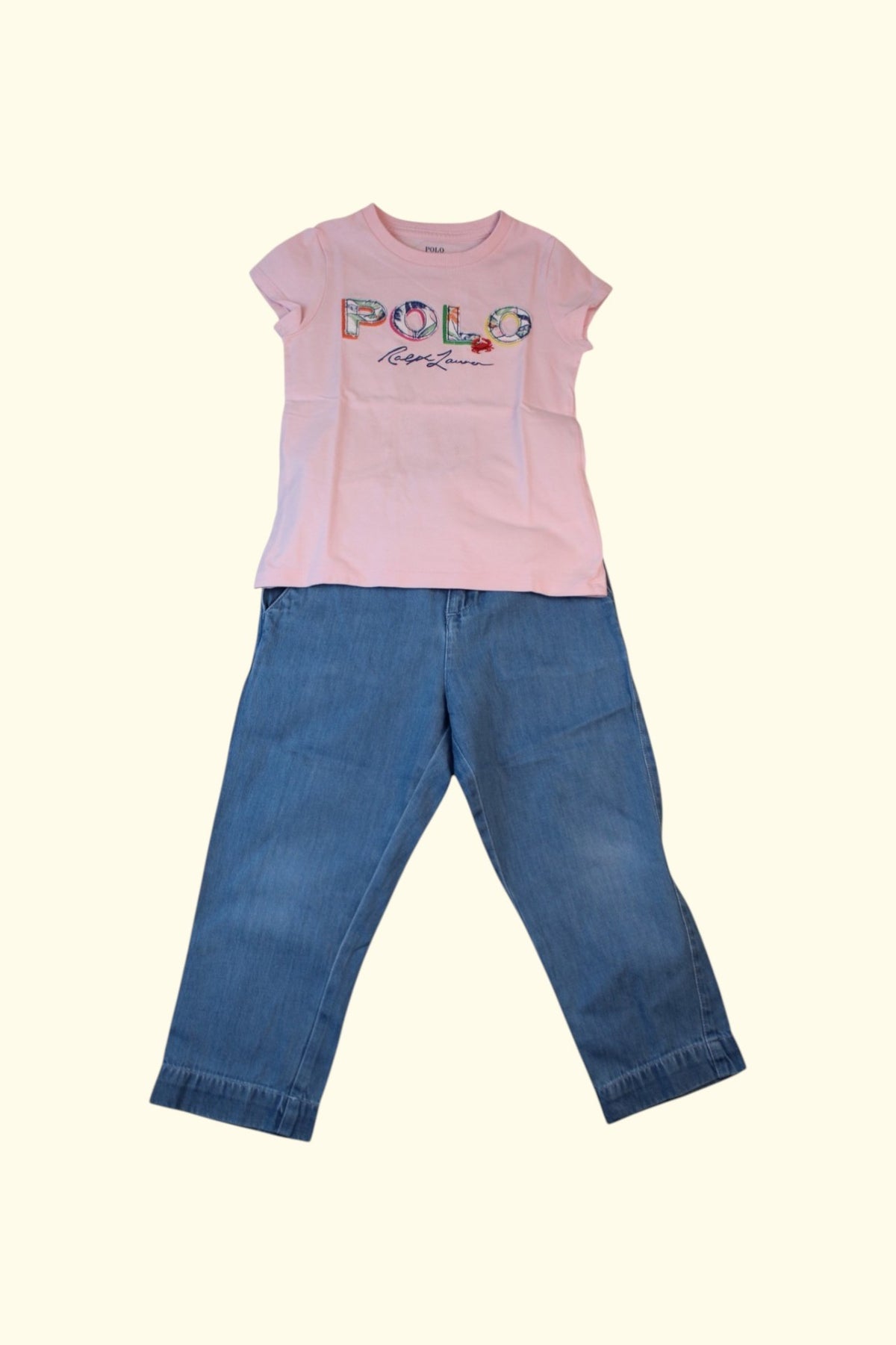 Polo Ralph Lauren, Petit Bateau 2er Kidkiddo Set 98 Pink, Denim
