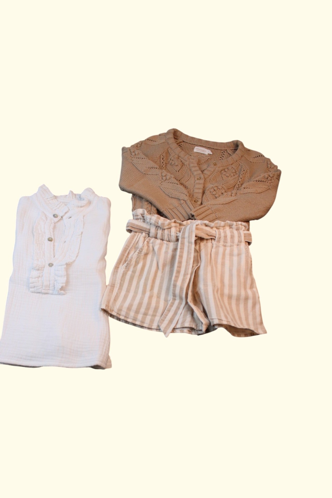 Leevje 3er Kidkiddo Set 98 Beige