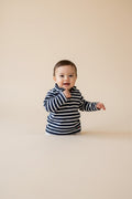 Petit Bateau Pullover 68 Marineblau, Weiß