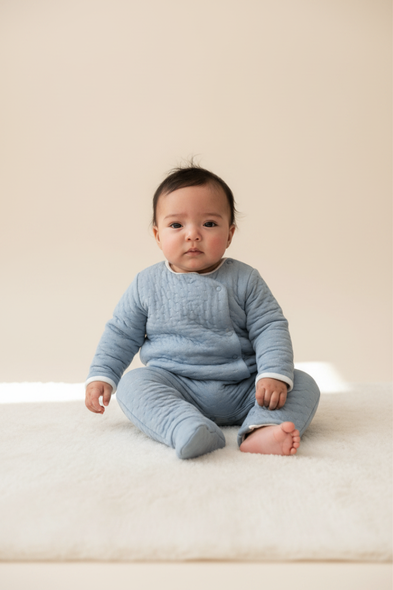 Petit Bateau Overall 62 Hellblau