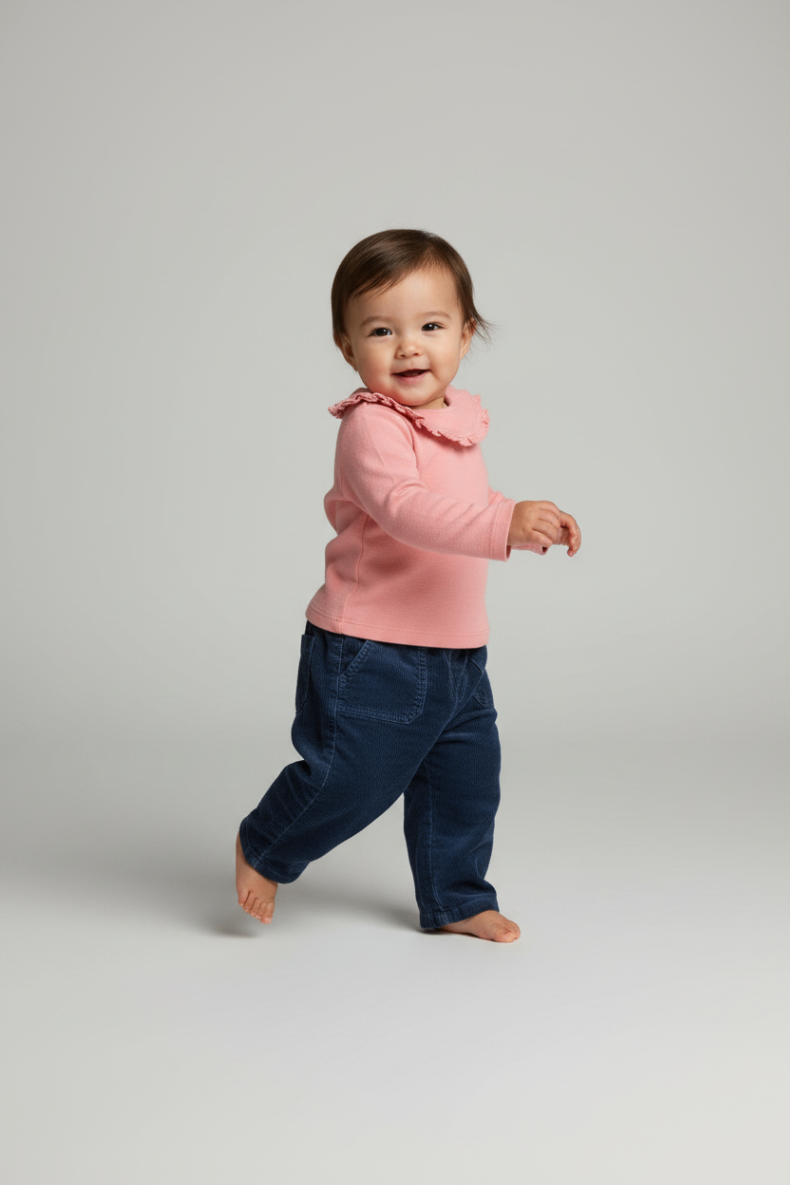 Petit Bateau 2er Kidkiddo Set 98 Blau, Altrosa