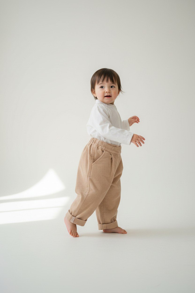 Leevje 2er Kidkiddo Set 98 Beige, Weiß