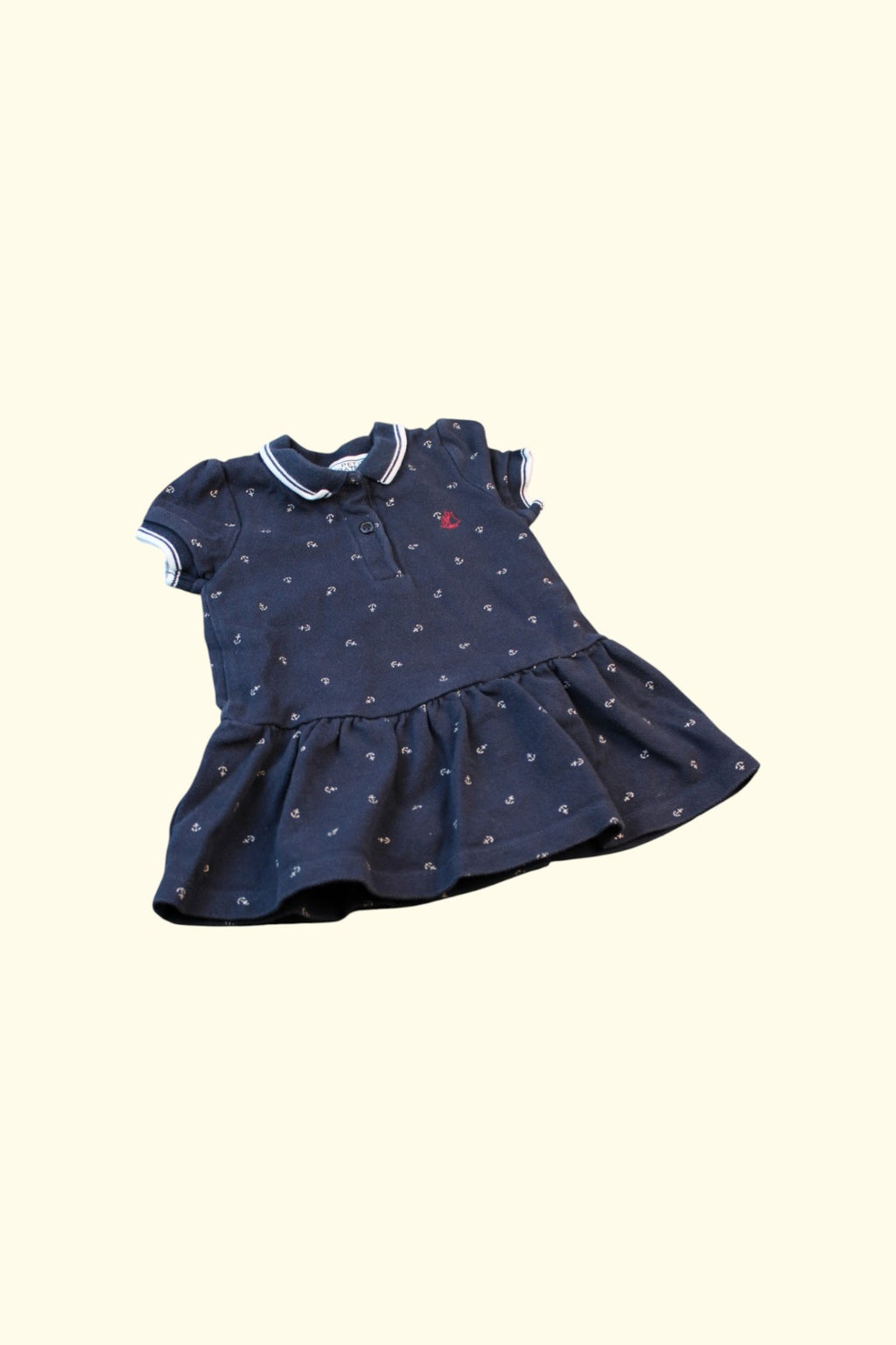 Petit Bateau/De Pose Kleid 68 Dunkelblau