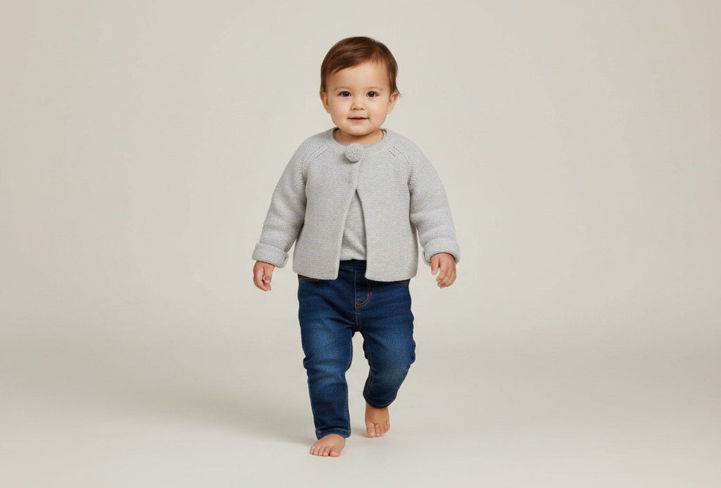 Jacadi Strickjacke 86 Grau