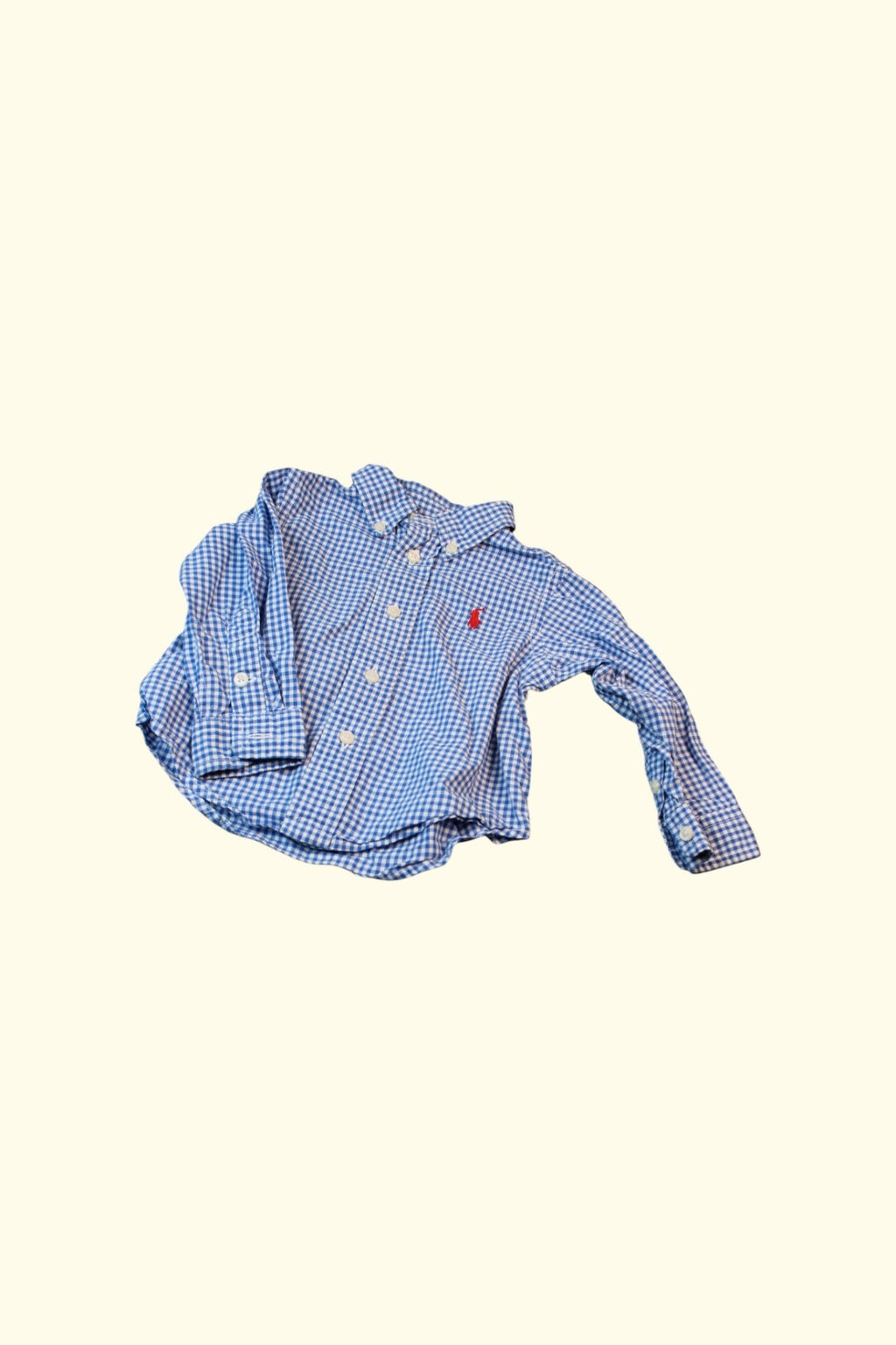 Ralph Lauren Hemd 80 Blau und Weiß