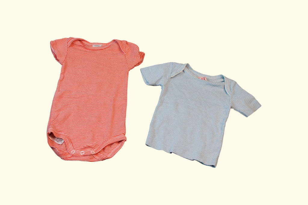 Petit Bateau 2er Kidkiddo Set 62 Rot, Blau