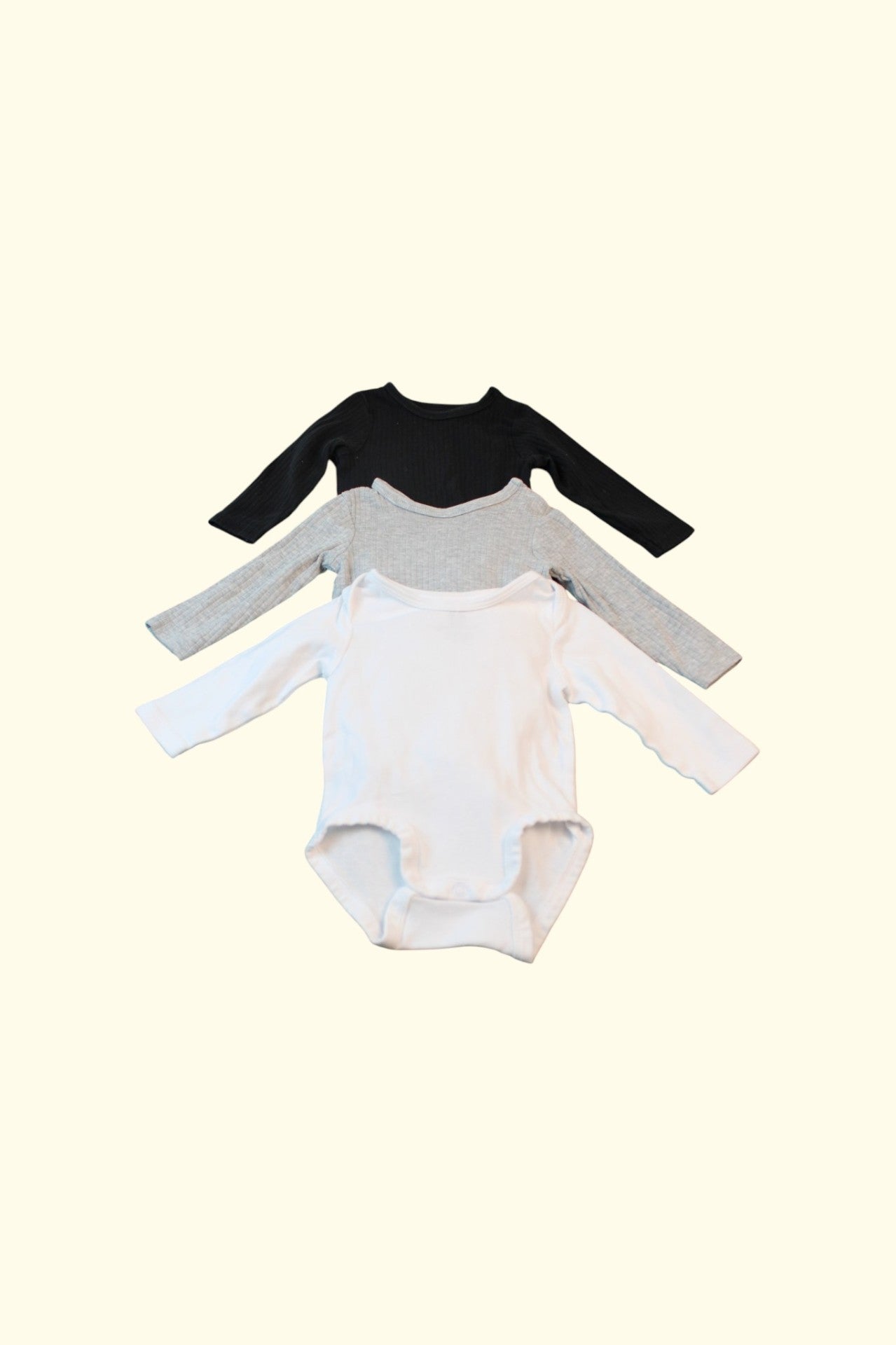  3er Kidkiddo Set 58 Weiß, Grau, Schwarz