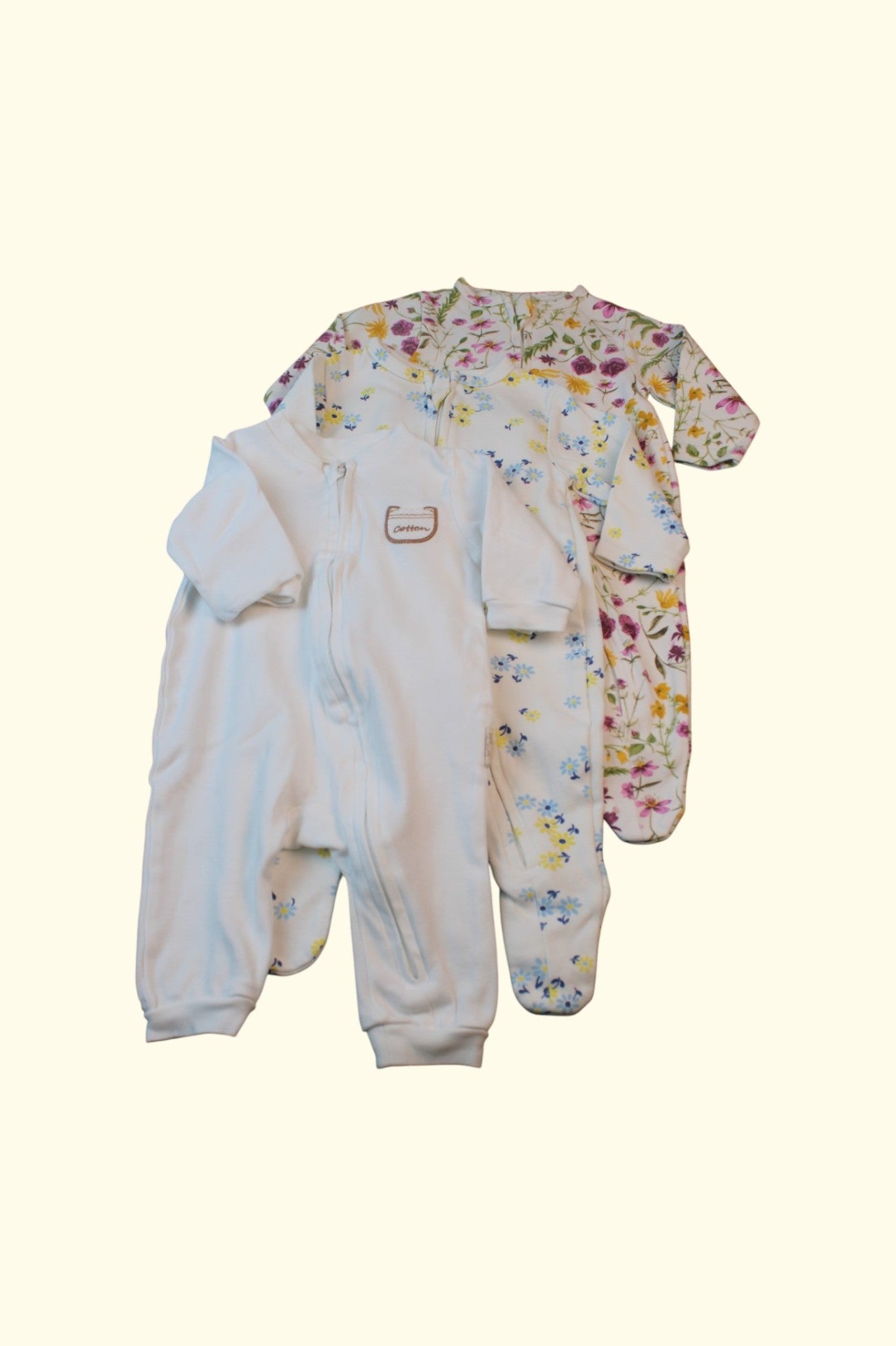 3er Kidkiddo Set 58 Weiß und mehrfarbig