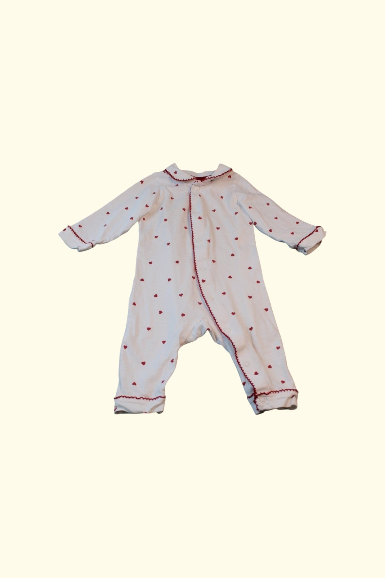  Second Chance 3er Kidkiddo Set 58 Weiß mit roten Herzen