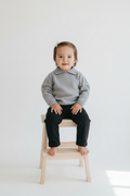  2er Kidkiddo Set 98 Grau, Schwarz