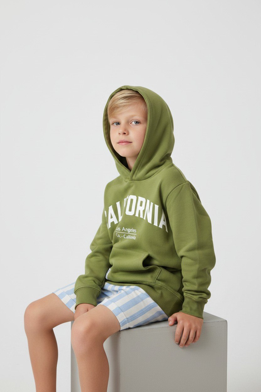 Hoodie 128 Grün