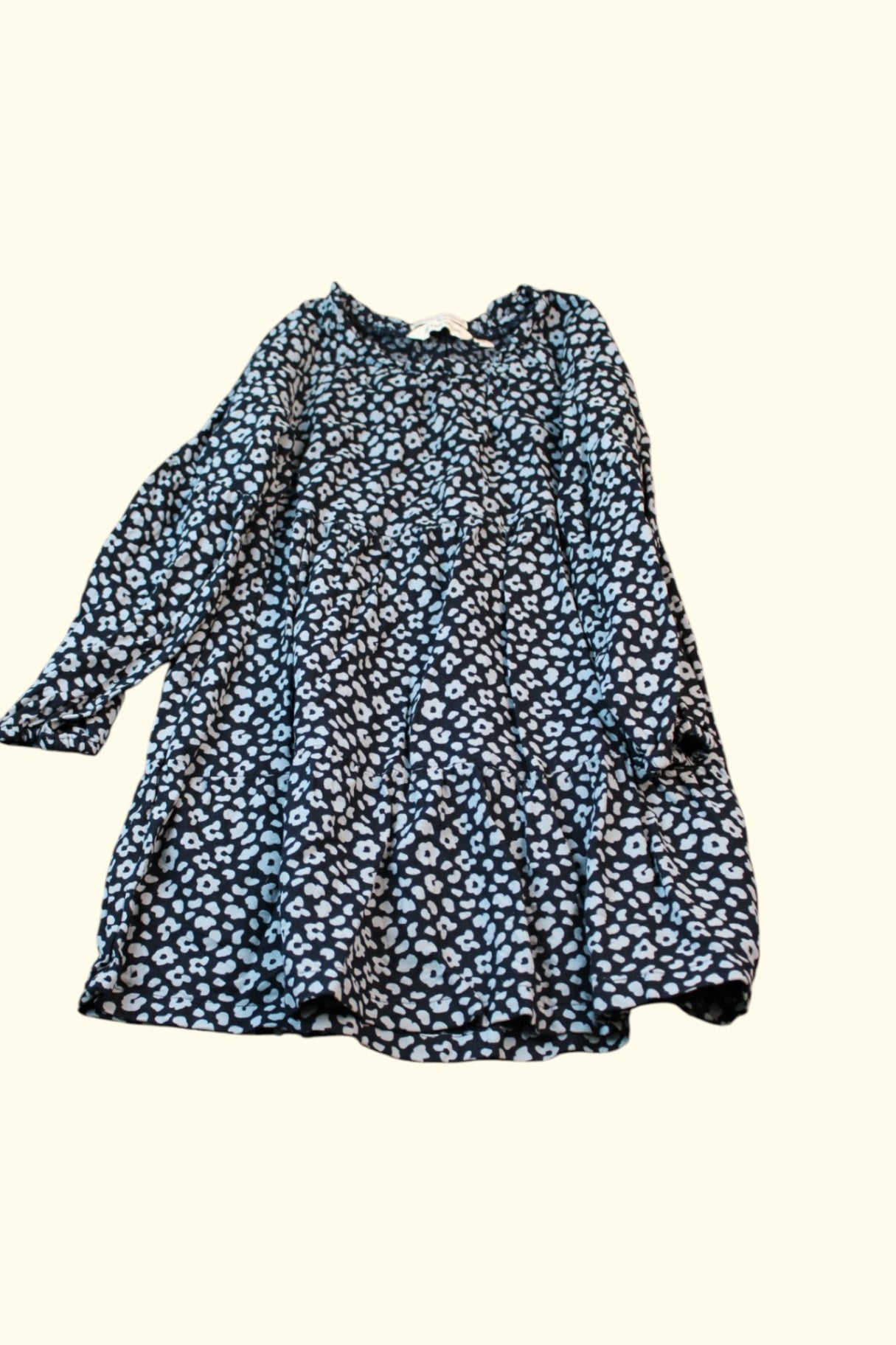  Kleid 104 Dunkelblau, Hellblau