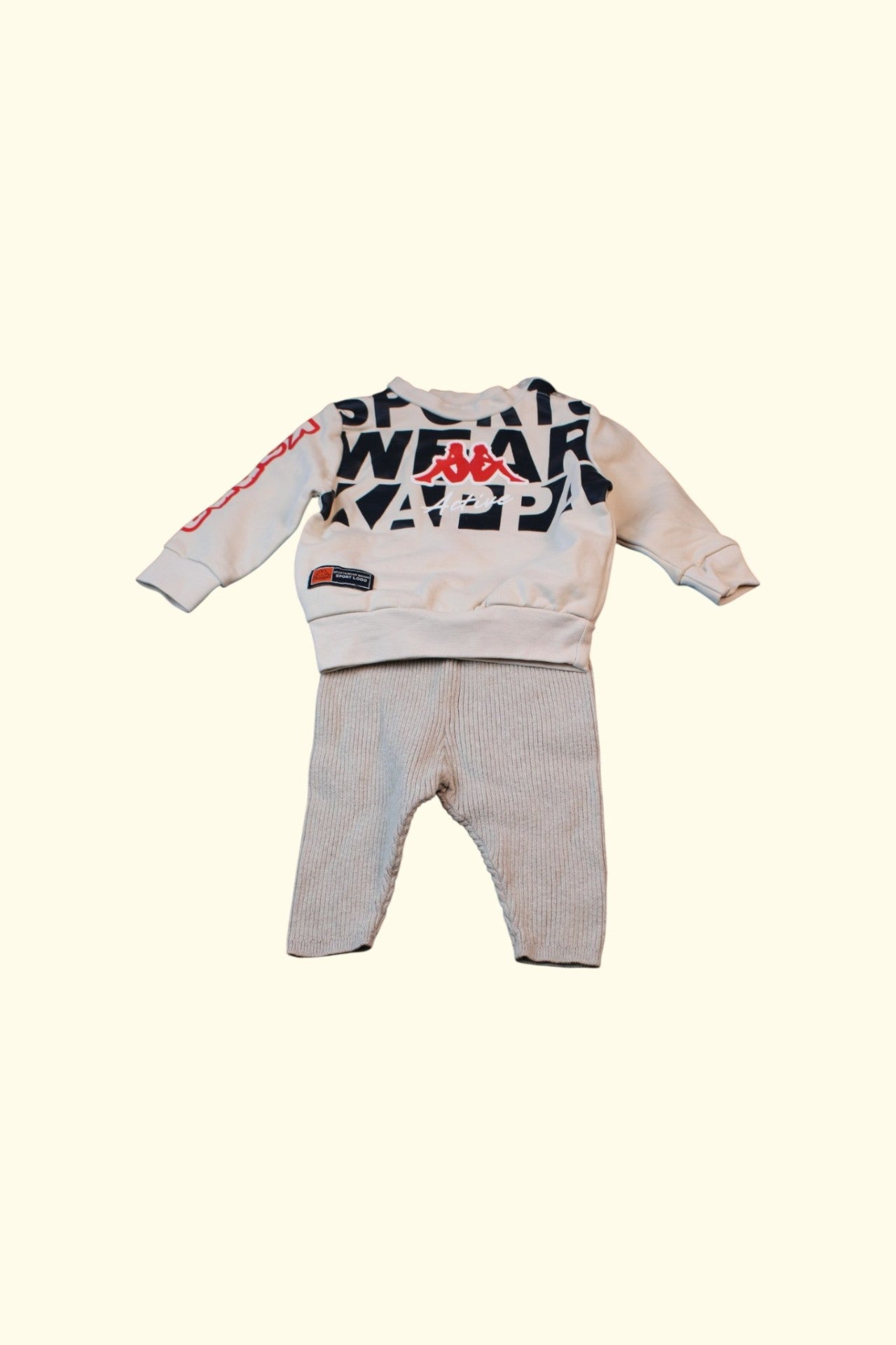 Kappa 2er Kidkiddo Set 58 Beige