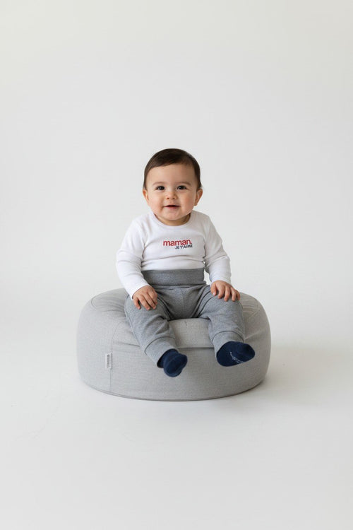  2er Kidkiddo Set 58 Weiß, Grau