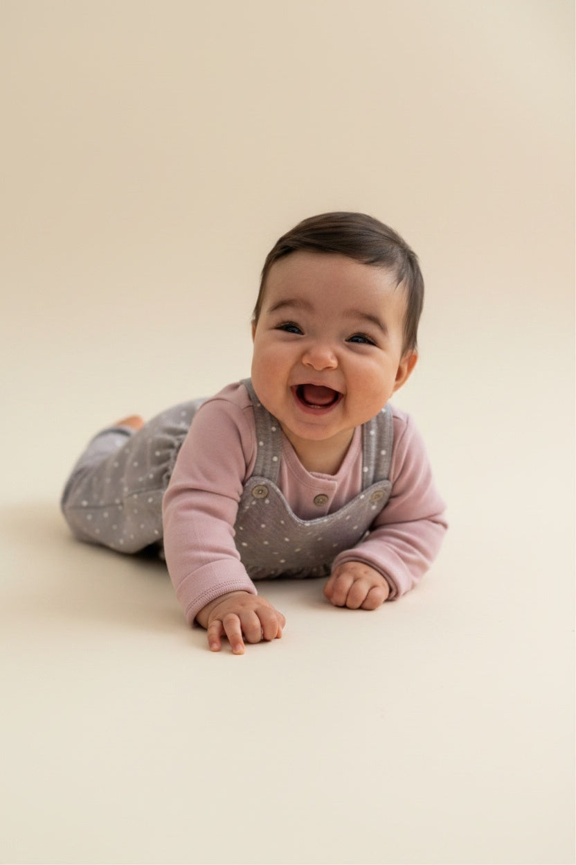  2er Kidkiddo Set 62 Braun, Rosa