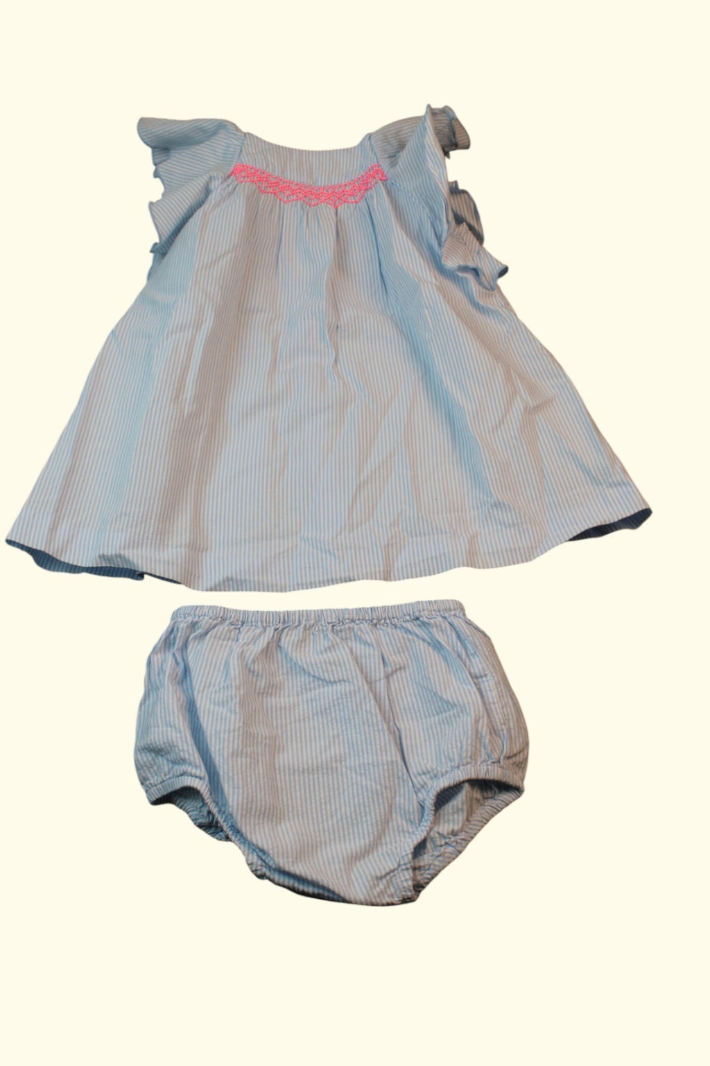 Petit Bateau Kleid 76 Blau-weiß gestreift