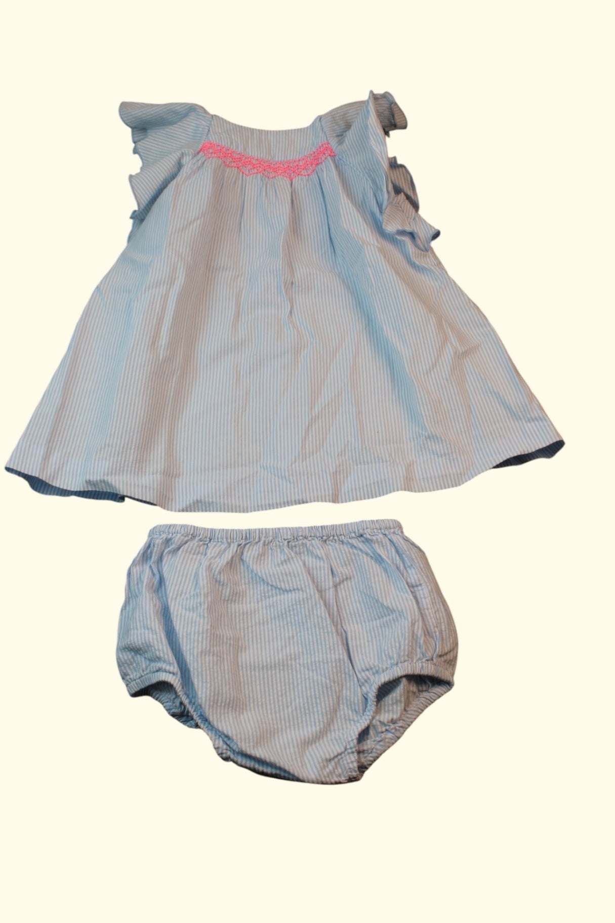 Petit Bateau Kleid 76 Blau-weiß gestreift