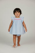 Petit Bateau Kleid 76 Blau-weiß gestreift