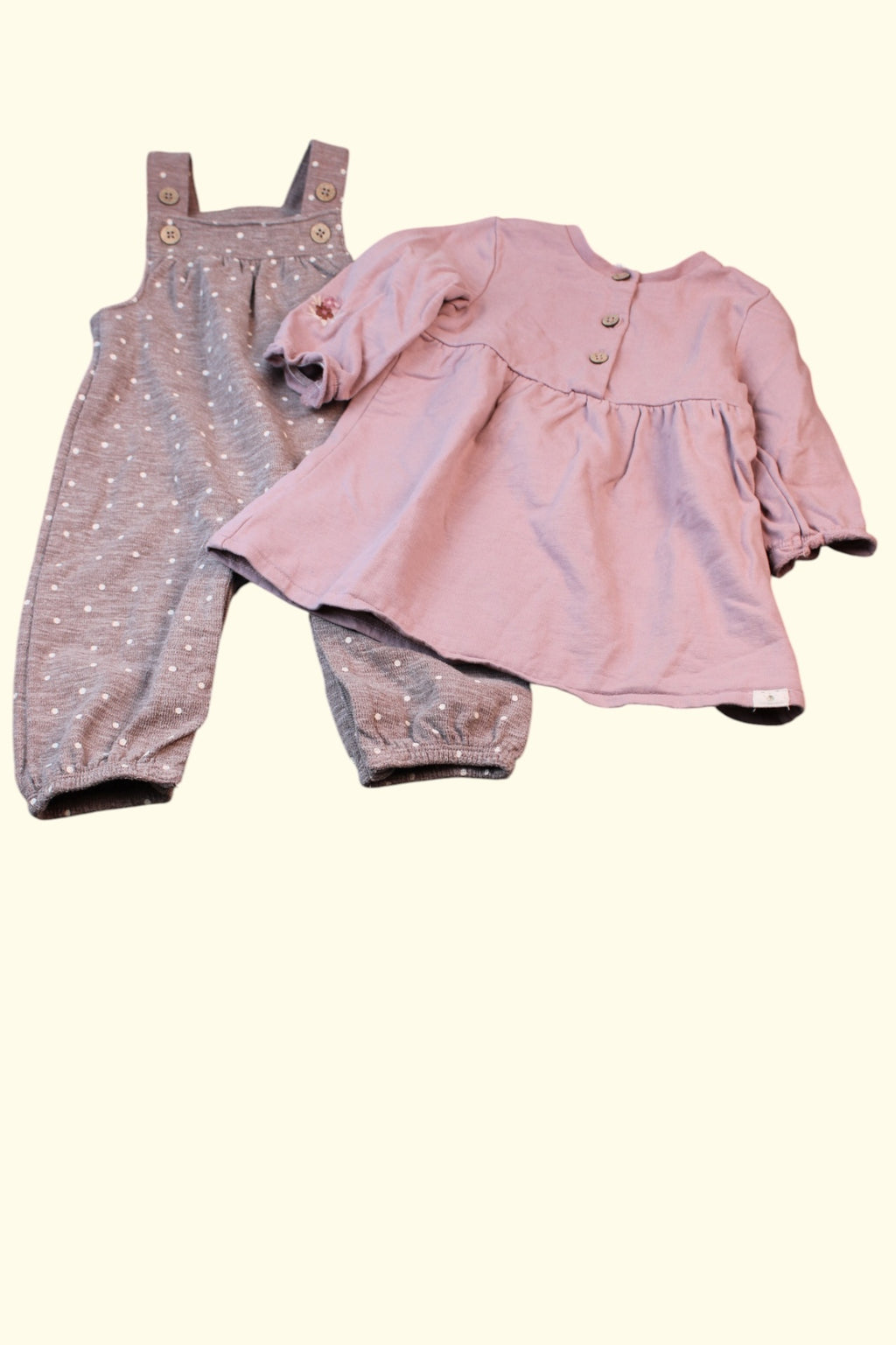  2er Kidkiddo Set 62 Braun, Rosa