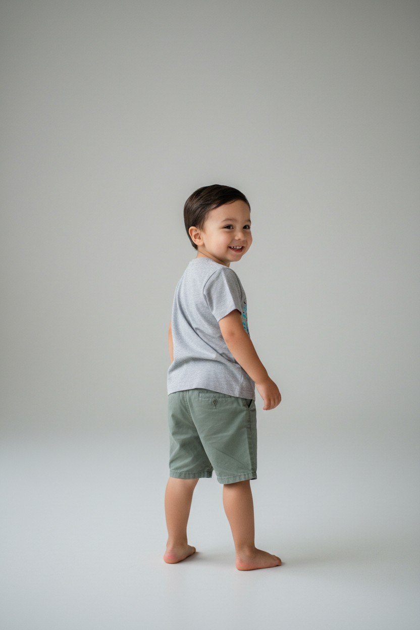  Kidkiddo Bundle 104 Grau, Khaki