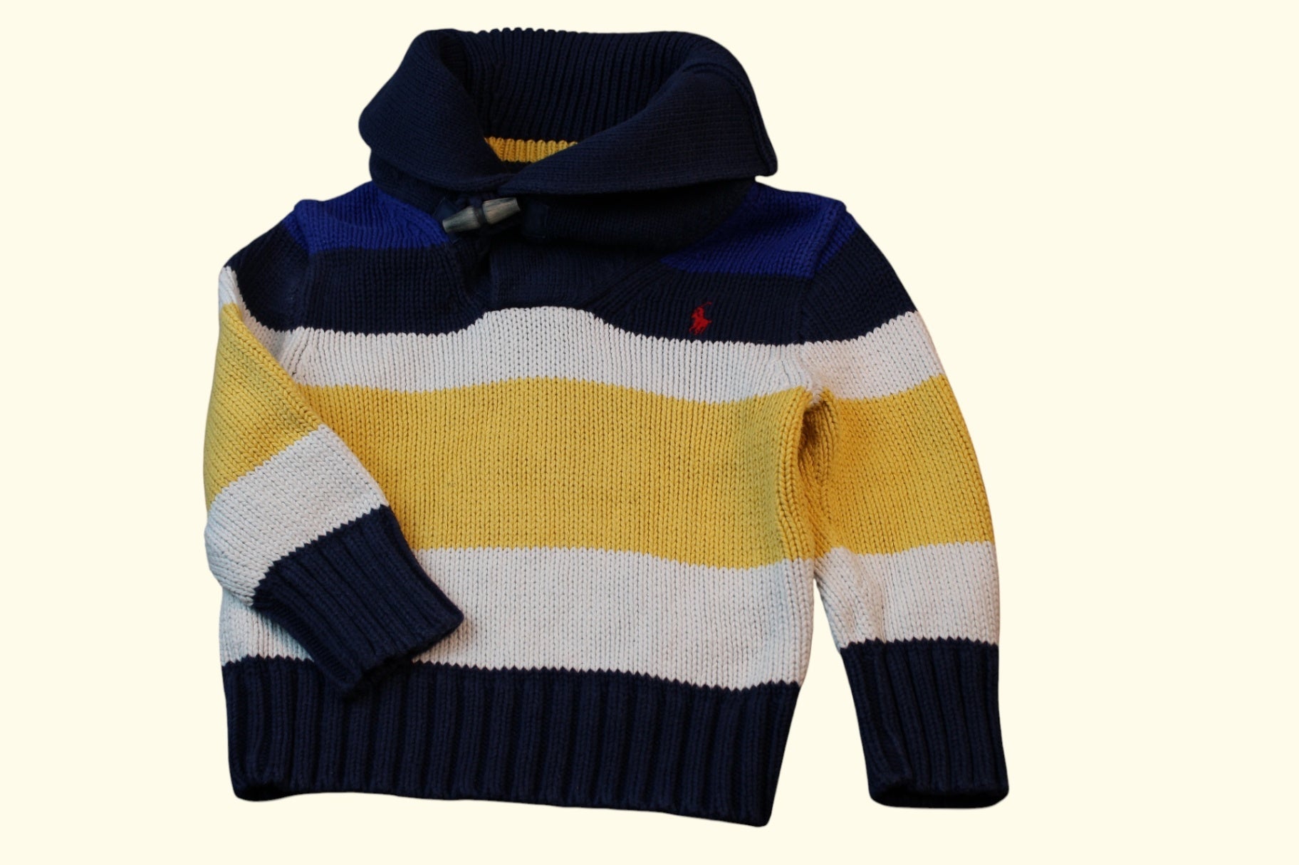 Ralph Lauren Pullover 92 Marineblau, Gelb, Weiß, Rot