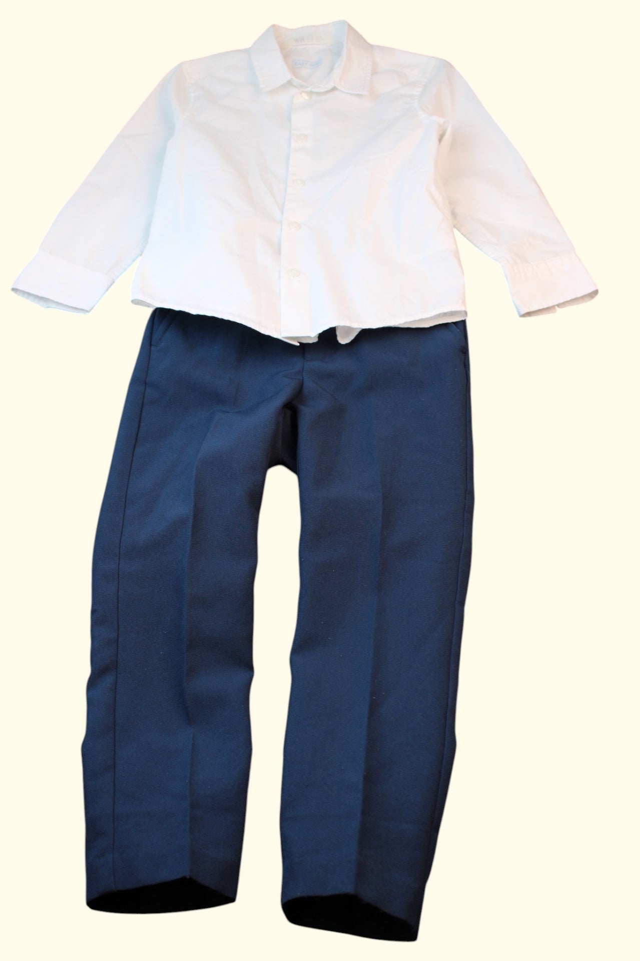 2er Kidkiddo Set 104 Weiß, Blau