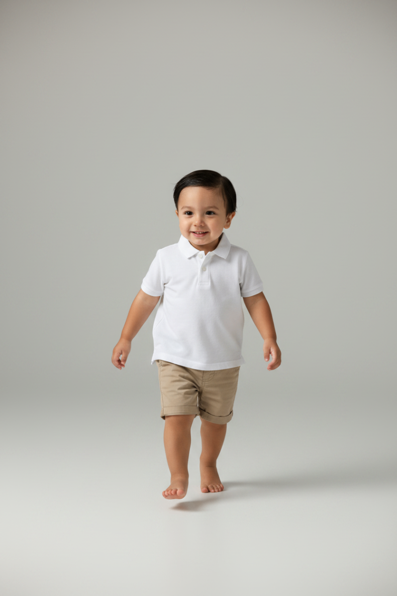  2er Kidkiddo Set 80 Beige, Weiß
