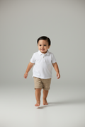  2er Kidkiddo Set 80 Beige, Weiß