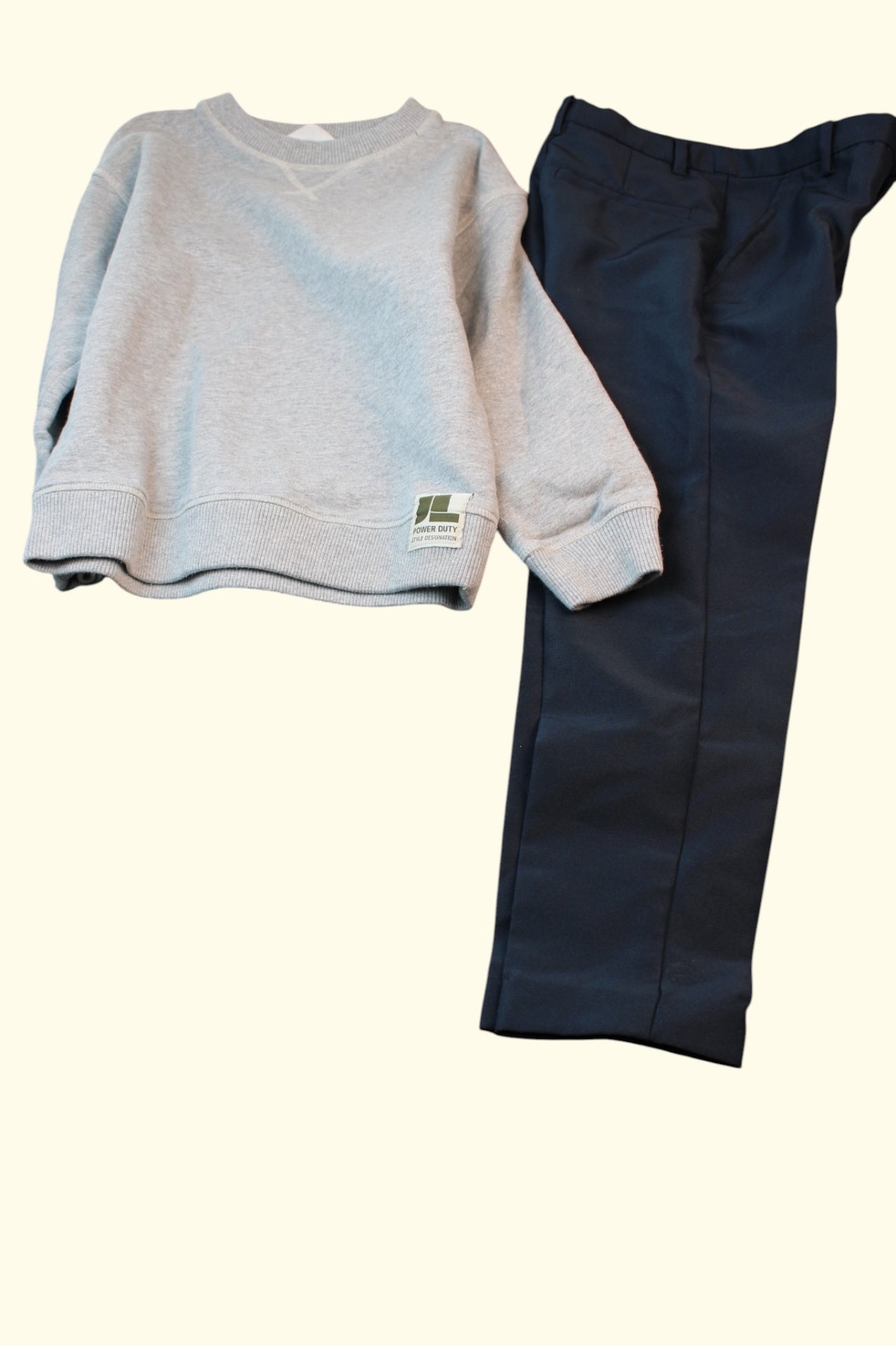  2er Kidkiddo Set 122 Grau, Dunkelblau