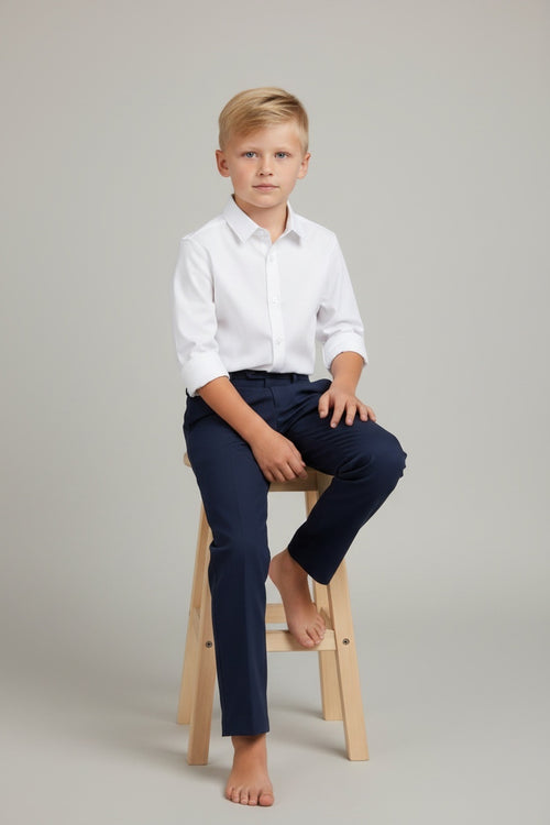 2er Kidkiddo Set 104 Weiß, Blau