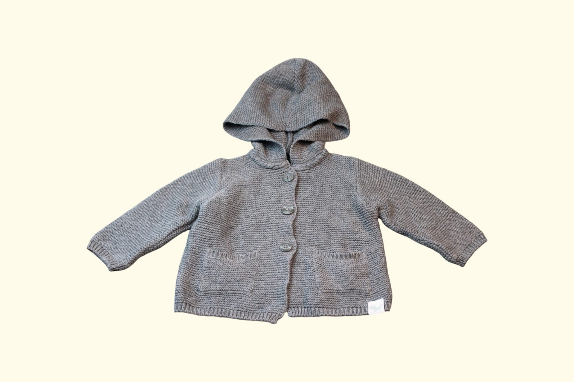  Strickjacke 62 Grau