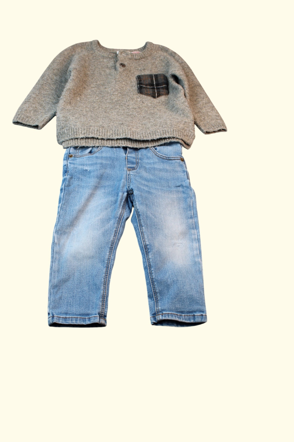 Kidkiddo Bundle 82 Grau, Blau, Rot-Schwarz kariert