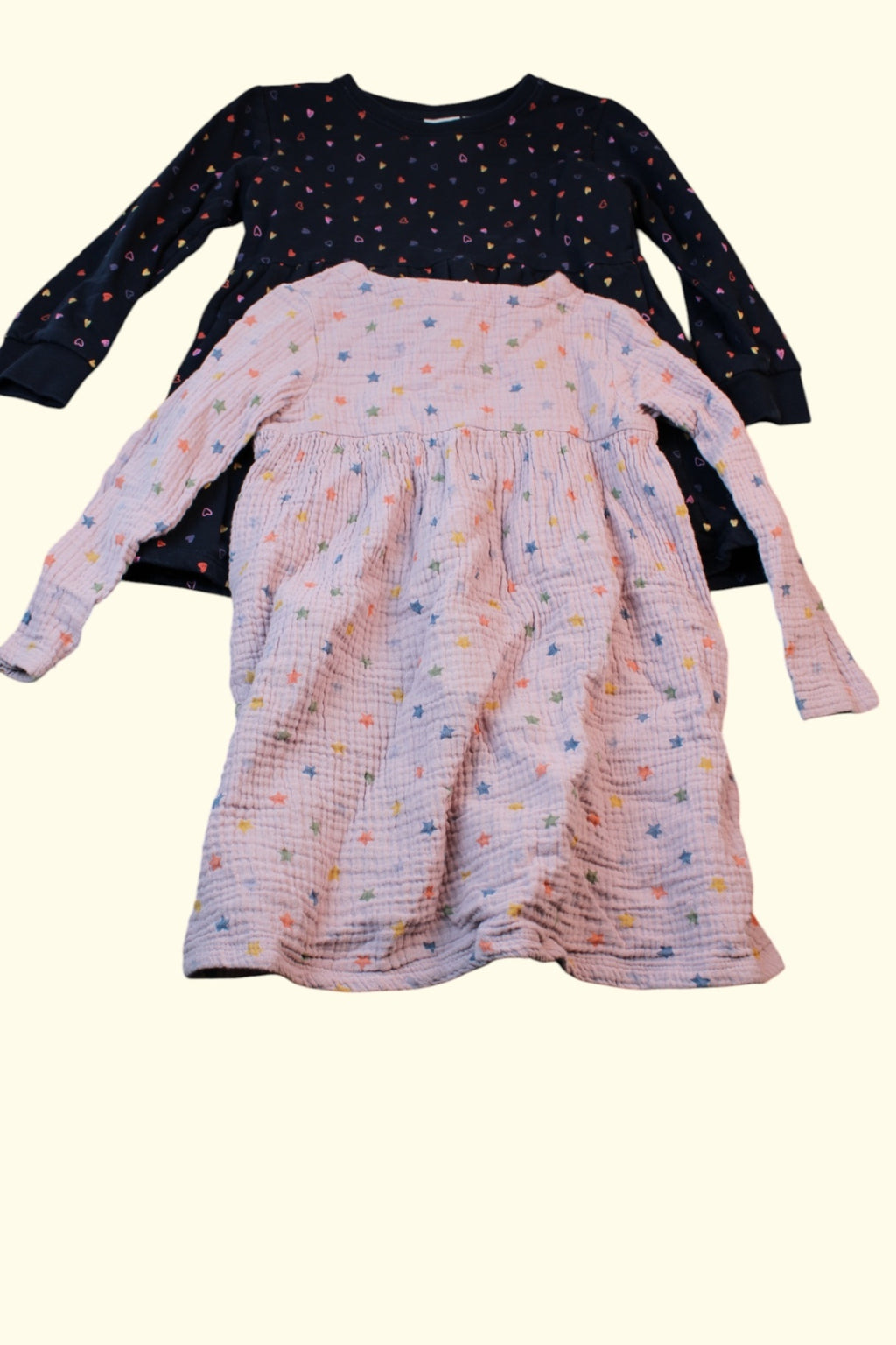  2er Kidkiddo Set 98 Altrosa, Dunkelblau