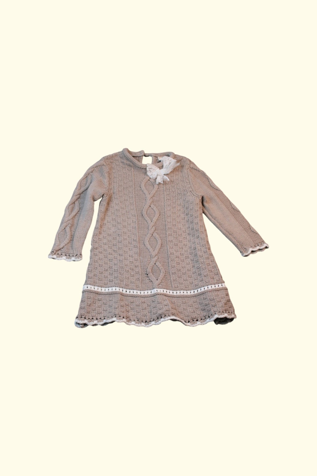 Kleid 68 Beige