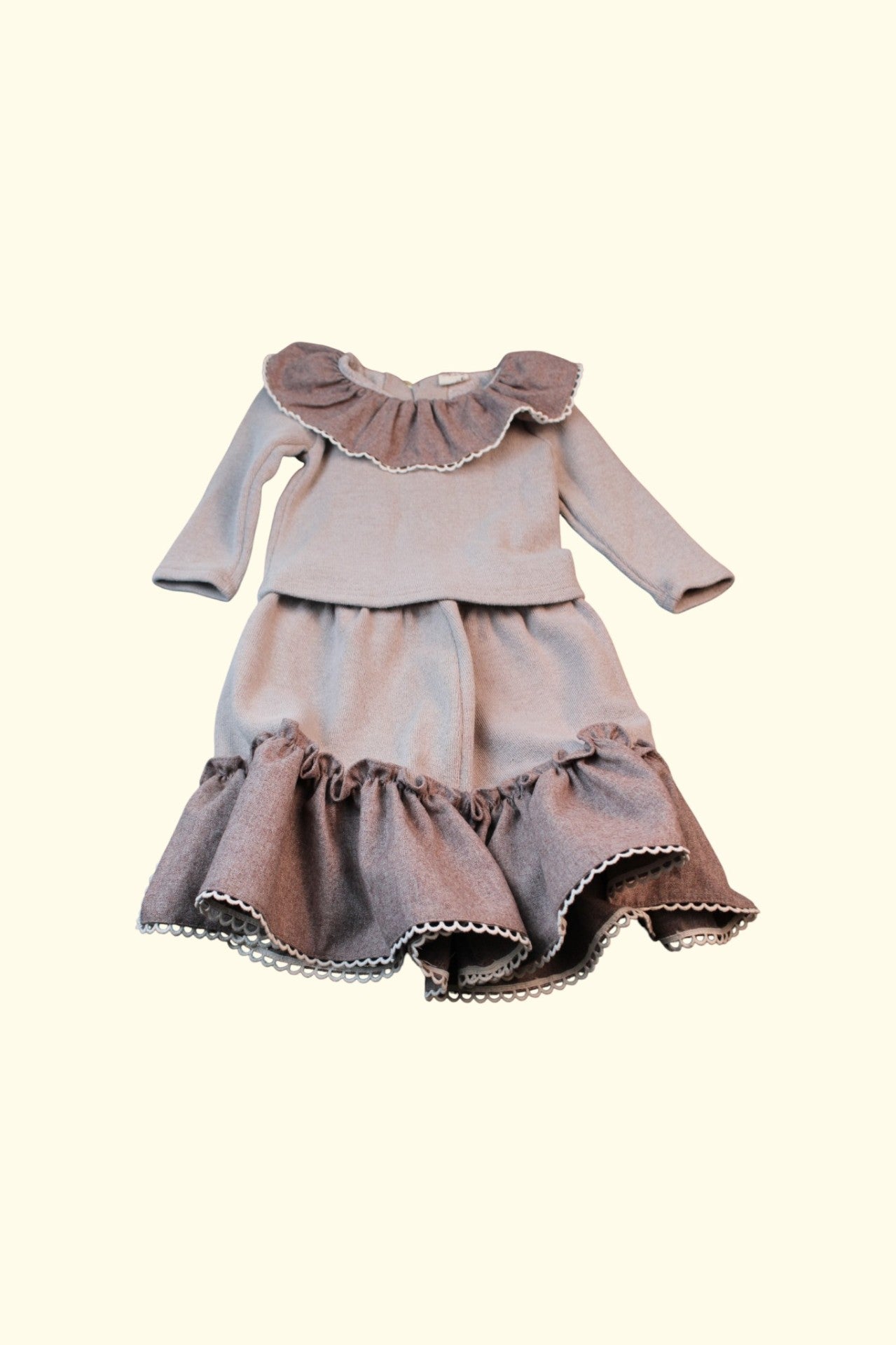  2er Kidkiddo Set 80 Braun