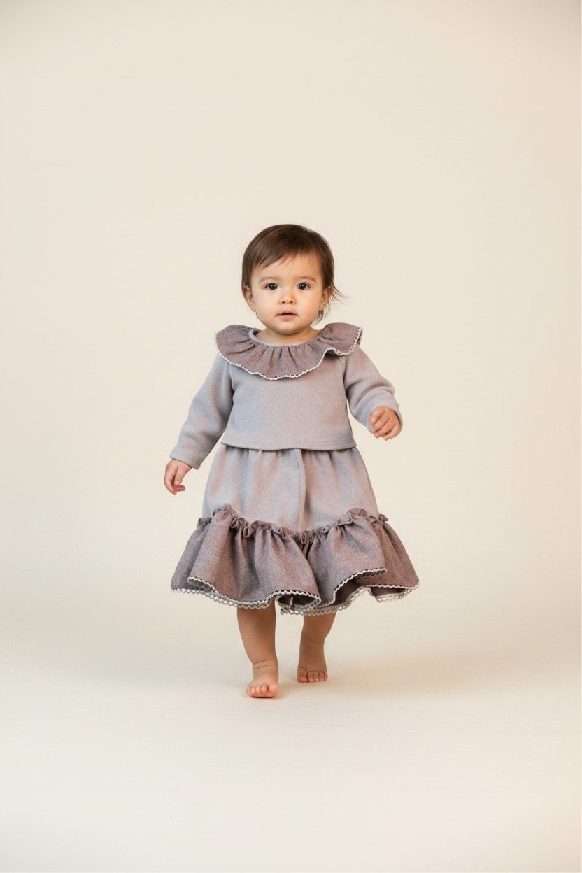  2er Kidkiddo Set 80 Braun