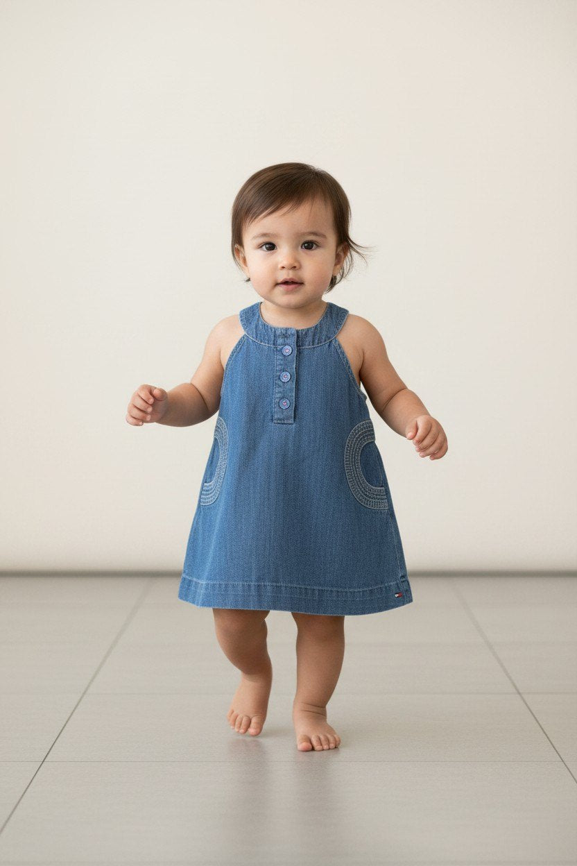 Tommy Hilfiger Kleid 86 Blau