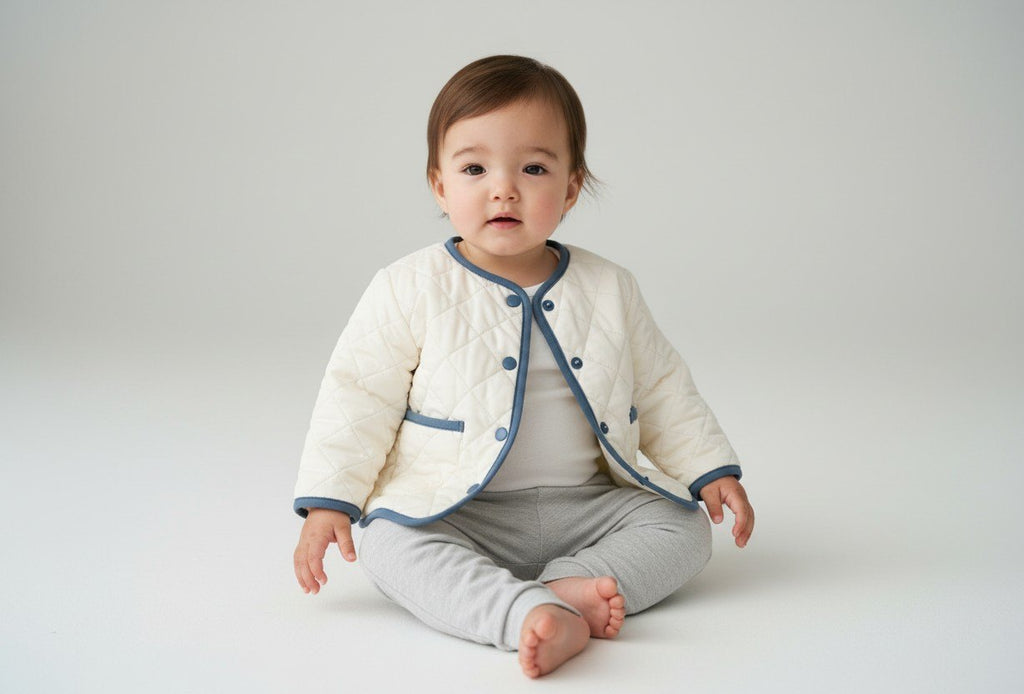 Apricot Studios Jacke 80 Beige/Creme, Blau