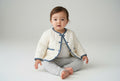 Apricot Studios Jacke 80 Beige/Creme, Blau